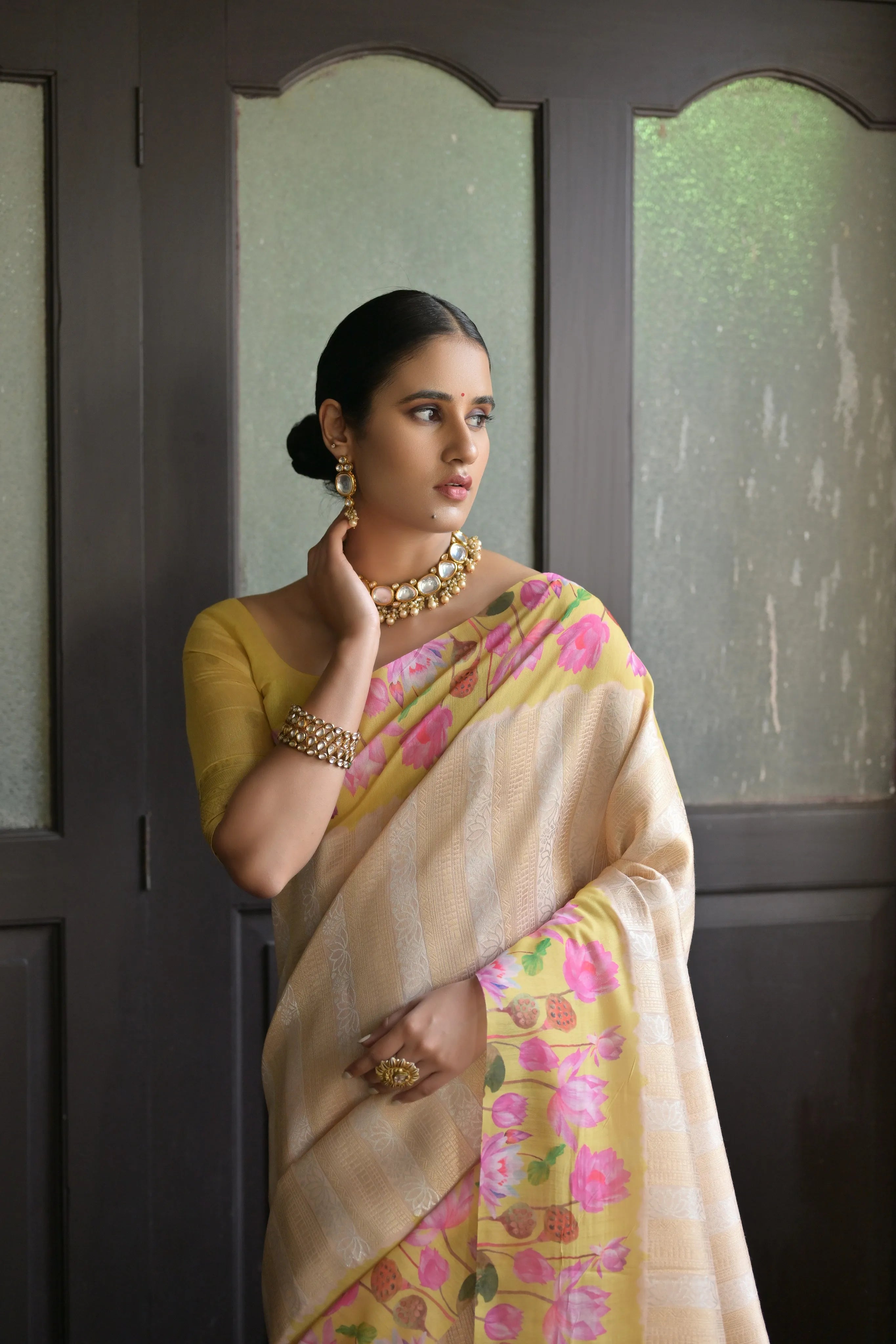 Tharani Tussar Silk Saree
