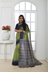 Rachana ikat saree laaki