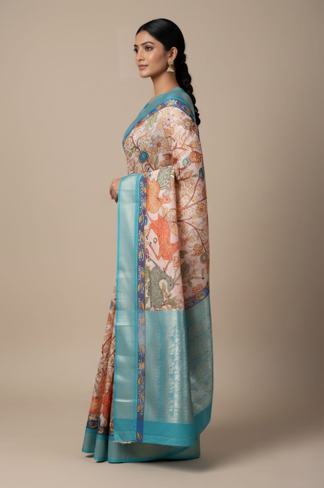 Kaveri Kalamkari Saree