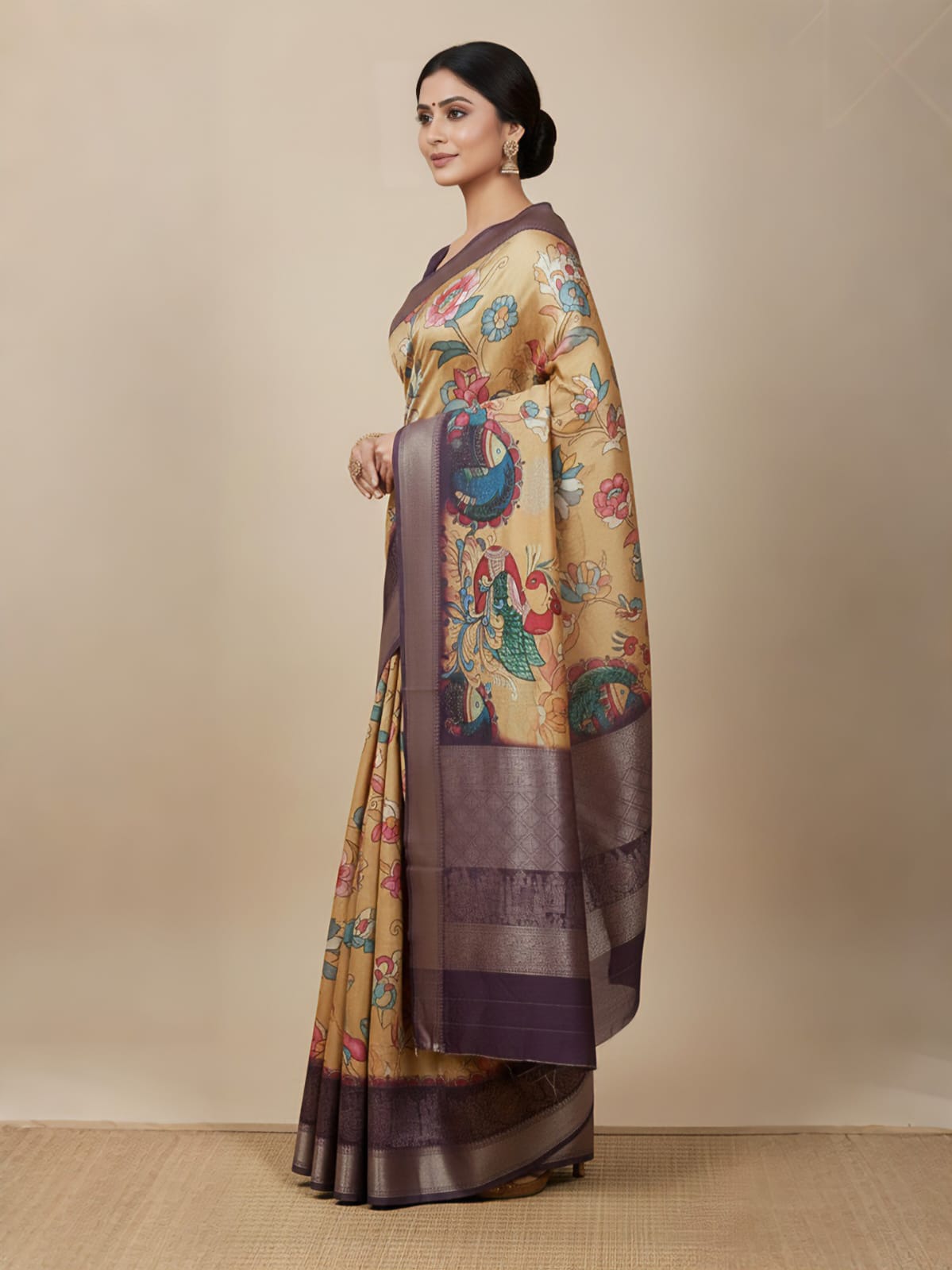 Saranya Kalamkari Saree