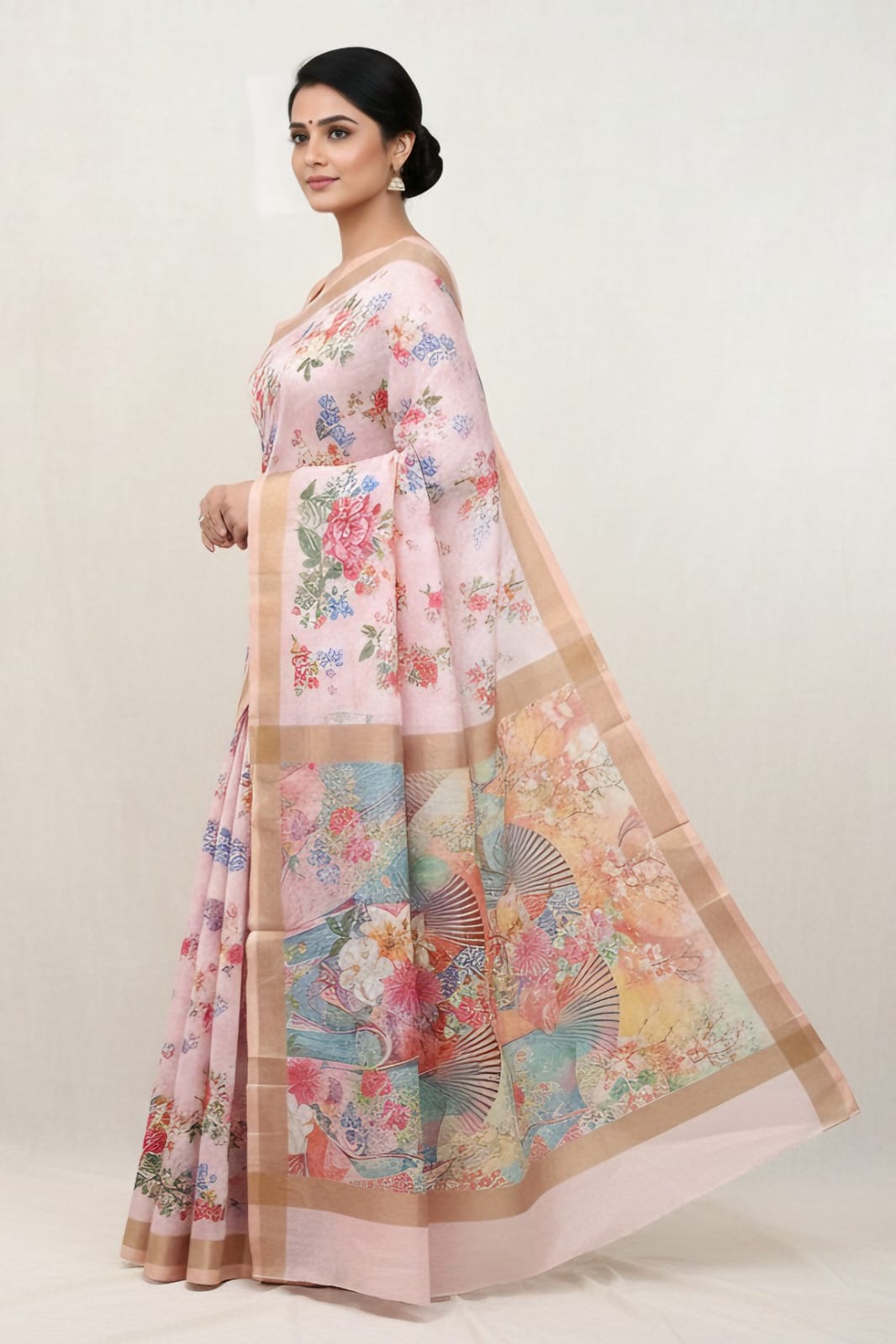 Sakhi Kalamkari Saree
