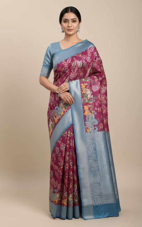 Sarvika Kalamkari Saree