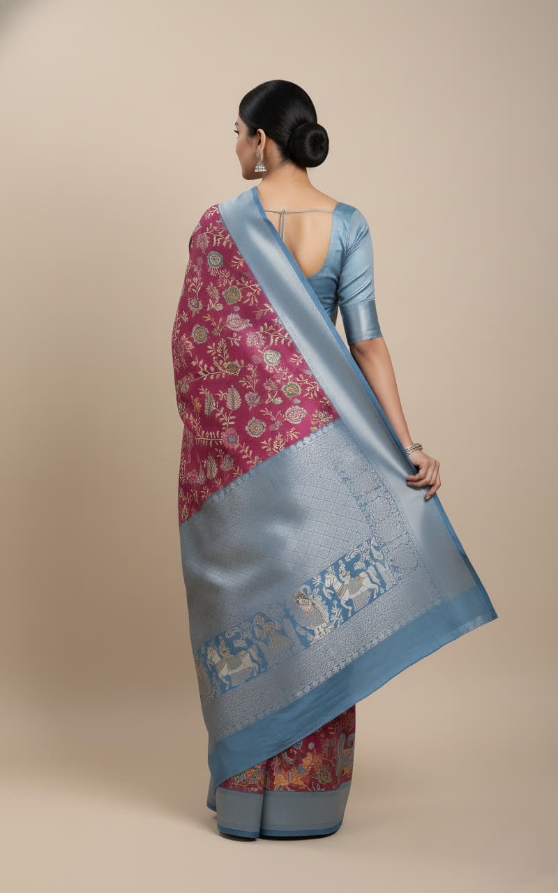 Sarvika Kalamkari Saree