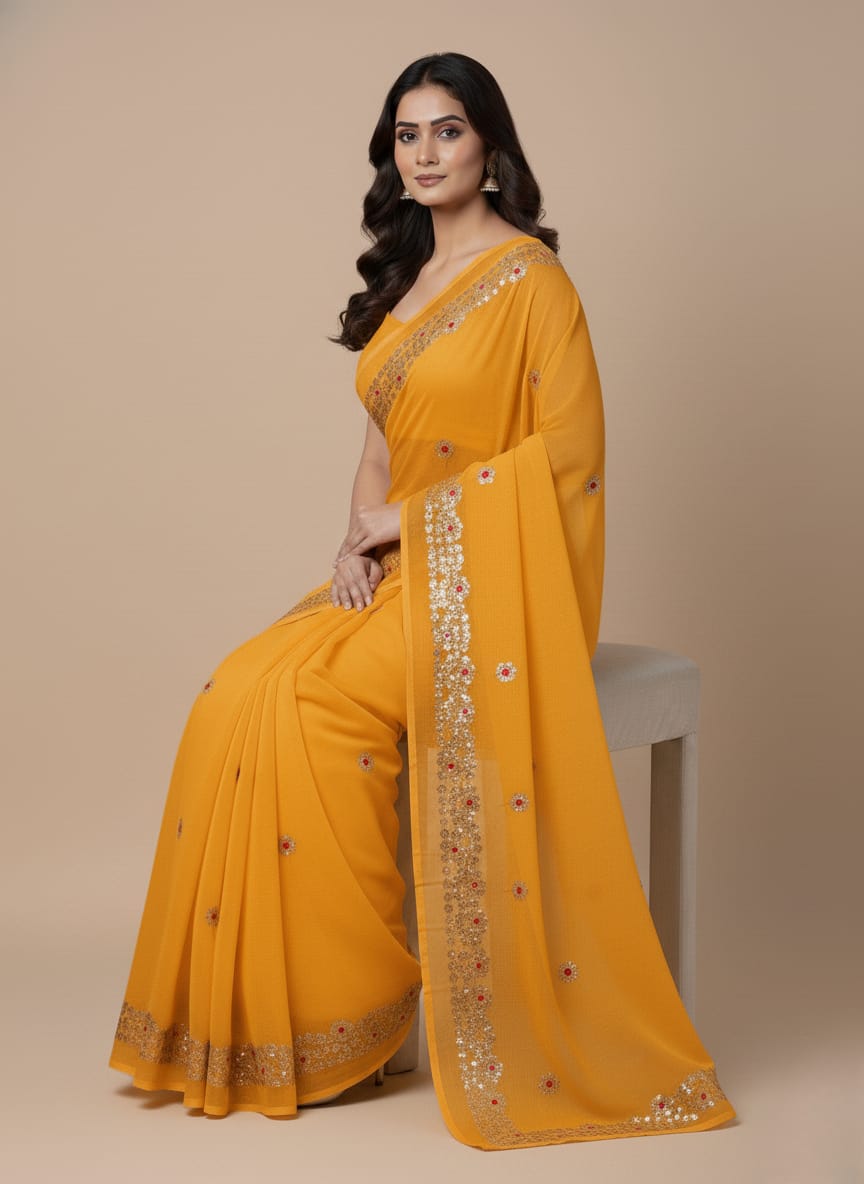 Sowmaya Kota Doria Saree
