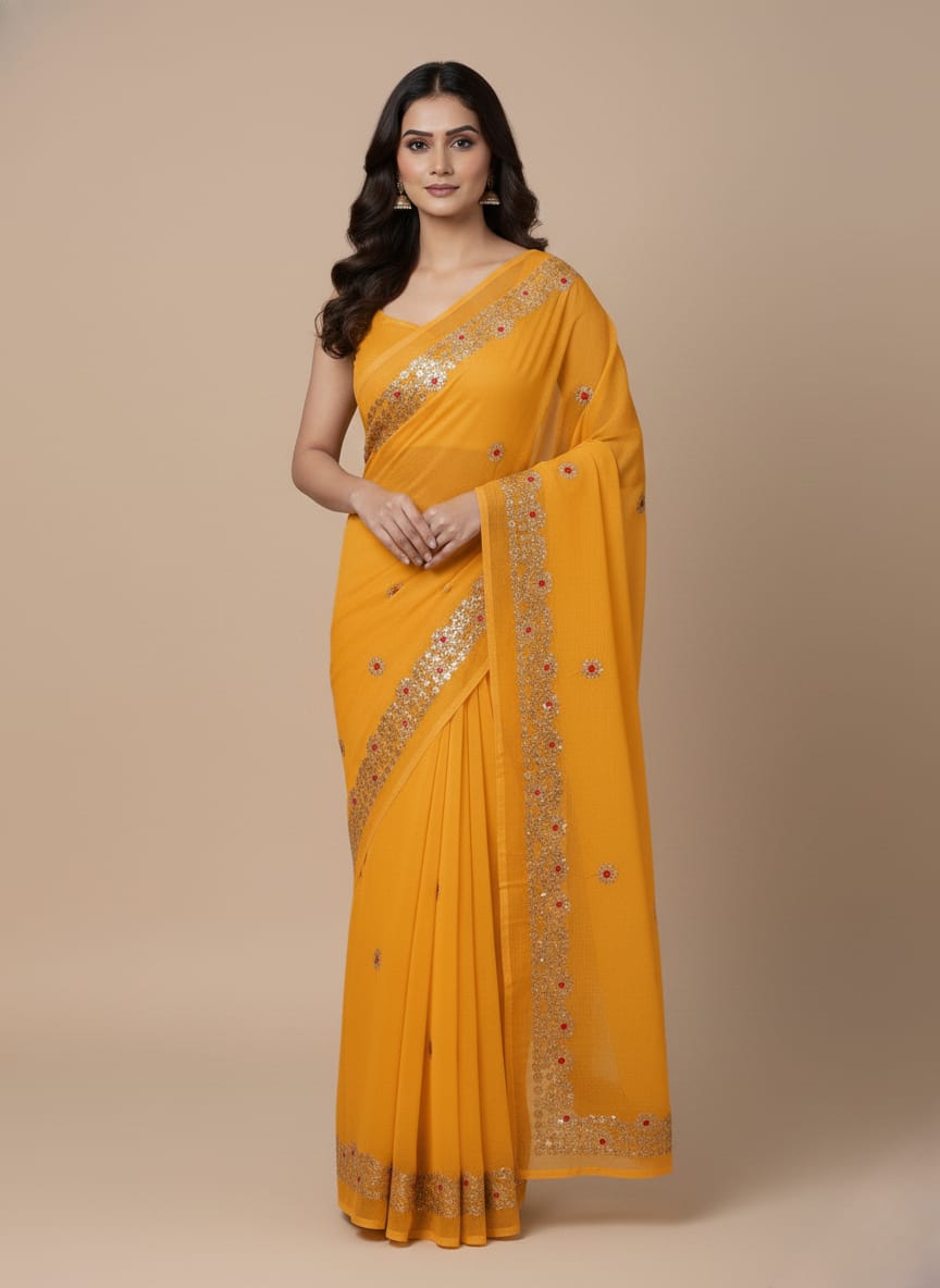 Sowmaya Kota Doria Saree
