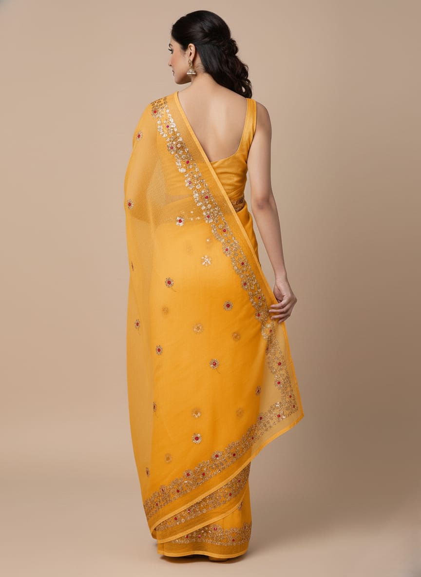 Sowmaya Kota Doria Saree