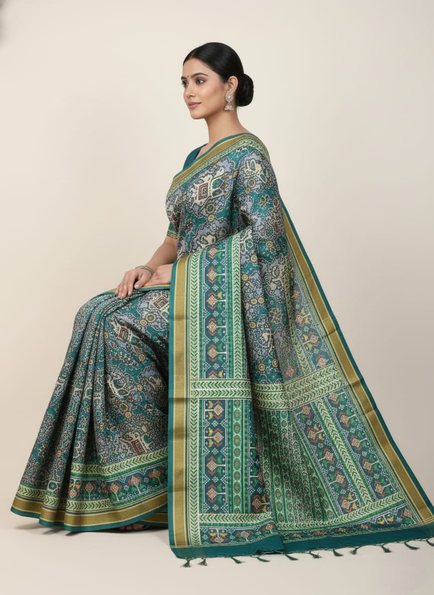 Sowjanya Kalamkari Saree