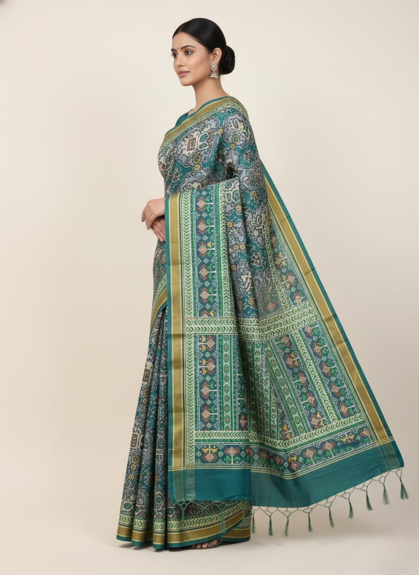 Sowjanya Kalamkari Saree