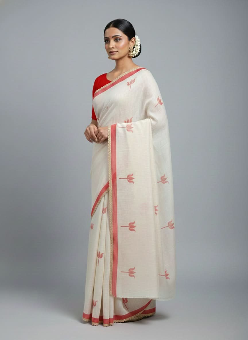 Kamala Poly Linen Saree