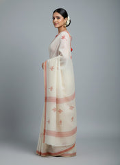 KAMALA POLY LINEN SAREE