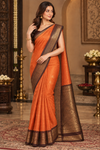 Jaya Orange Kanjivaram Saree