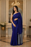 Dharani Blue Khadi Saree