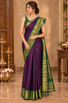 Ameeta Blue Kanjivaram Saree