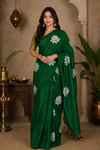 Janani Green Khadi Saree