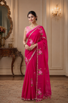 Raasi Pink Khadi Saree