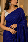 Dharani Blue Khadi Saree
