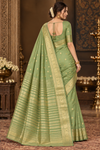 Ramya Pistagreen Kanjivaram Saree