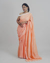 Ananya Peach Khadi Saree