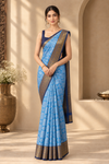 Iris Skyblue Kanjivaram Saree
