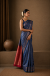 Jasika Kanjivaram Skyblue Saree