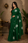 Janani Green Khadi Saree