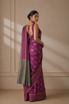 Sanju Kanjivaram Purple Saree