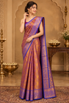 Sahana Pink Dharmavaram Saree