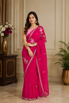 Raasi Red Khadi Saree
