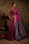 Anshu Kanjivaram Pink Saree