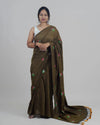 Bindu Mehandi Khadi Saree