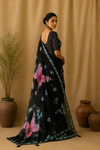 Raaji Geogrette  Green Saree