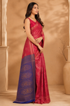 Leela Kanjivaram Red Saree