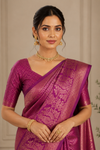 Meera Kanjivaram Pink Saree