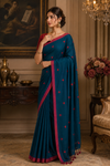 Sana Blue Khadi Saree