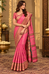 Deepu Pink Kanjivaram Saree
