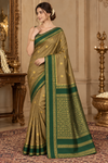 Sanju Ash&green Kanjivaram Saree