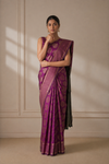 Sanju Kanjivaram Purple Saree