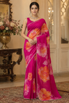 Kareena Pink Chiffon Saree