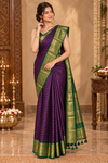 Ameeta Blue Kanjivaram Saree