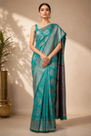 Diya Kanjivaram Seagreen Saree