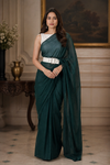 Jessi Green Khadi Saree