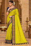Hema Litegreen Kanjivaram Saree