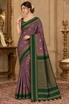 Suma Lilac Kanjivaram Saree