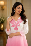 Aria Pink Ombre Kurta Set