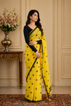 Seersha Yellow Khadi Saree