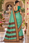 Sonakshi Seablue Kanjivaram Saree