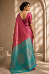 Madhu Kanjivaram Pink Saree