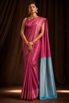 Jiyana Kanjivaram Pink Saree