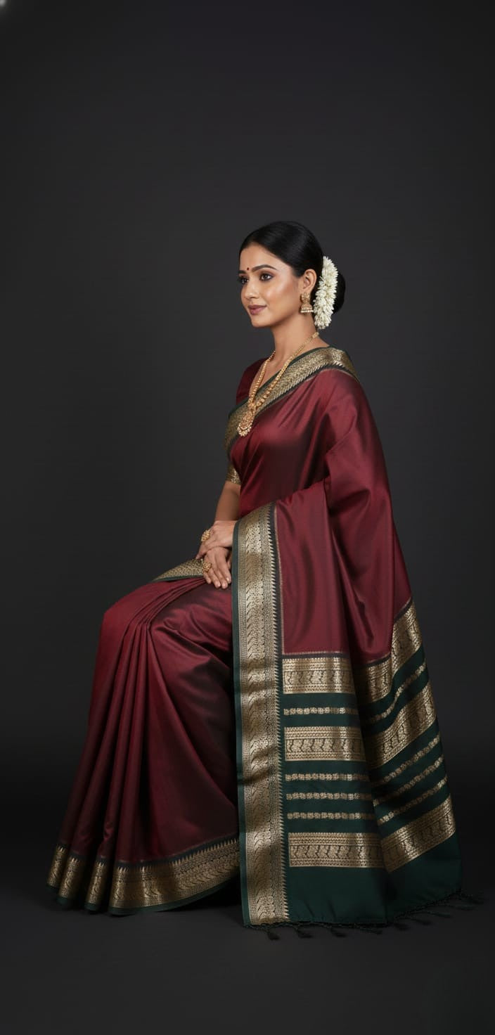 JHANSI  KANJIVARAM SAREE