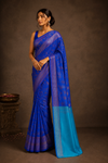 Prema Kanjivaram Blue Saree